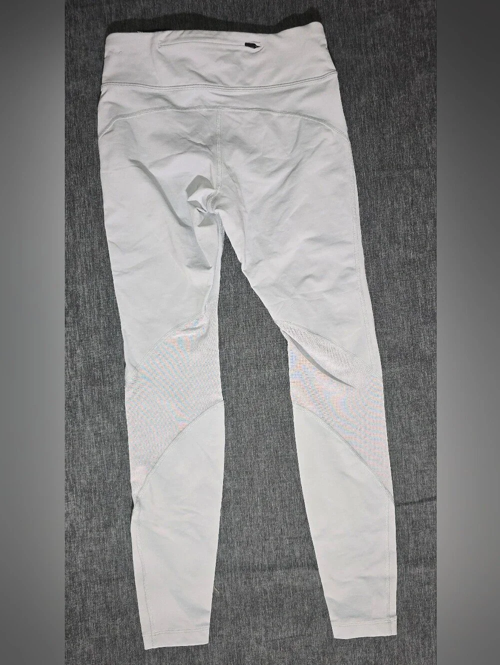 NIKE DRI-FIT Size S Women Gray Drawstring Pull On Athletic Running Leggings 430
